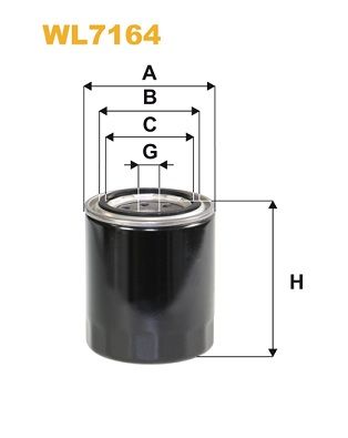 WIX WL7164 Oil Filter - 1