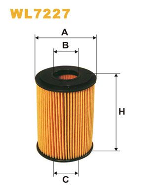 WIX WL7227 Oil Filter - 1