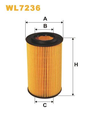 WIX WL7236 Oil Filter - 1