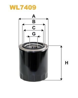 WIX WL7409 Oil Filter - 1