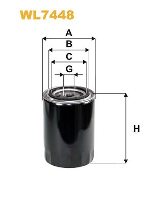WIX WL7448 Oil Filter - 1