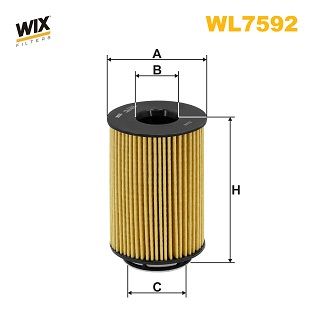WIX WL7592 Oil Filter - 1