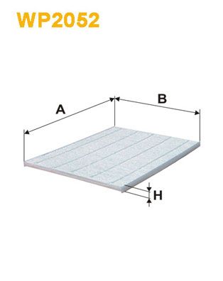 WIX WP2052 Filter, cabin air - 1