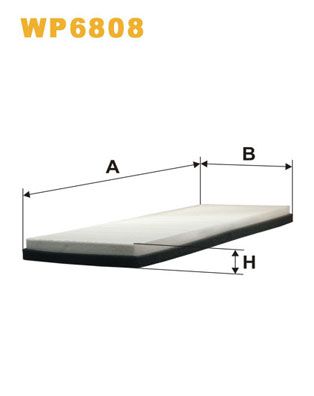 WIX WP6808 Filter, cabin air - 1