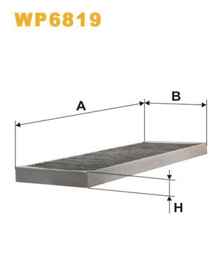 WIX WP6819 Filter, cabin air - 1