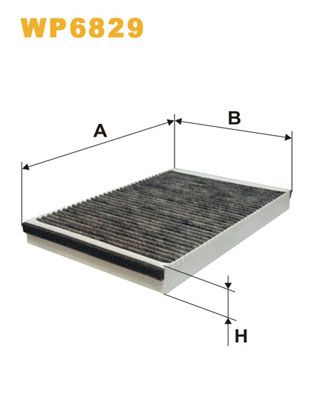 WIX WP6829 Filter, cabin air - 1