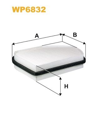 WIX WP6832 Filter, cabin air - 1