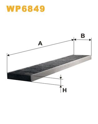 WIX WP6849 Filter, cabin air - 1