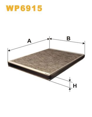 WIX WP6915 Filter, cabin air - 1