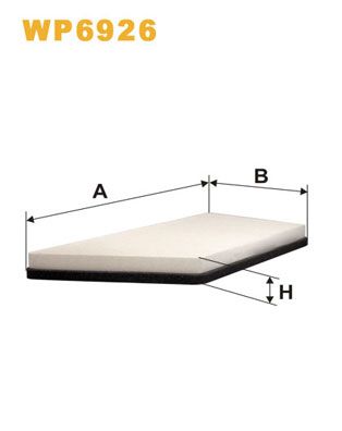 WIX WP6926 Filter, cabin air - 1