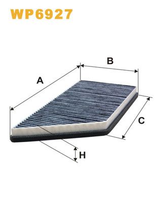 WIX WP6927 Filter, cabin air - 1