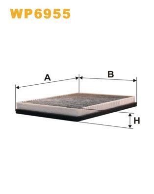 WIX WP6955 Filter, cabin air - 1