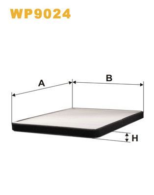 WIX WP9024 Filter, cabin air - 1