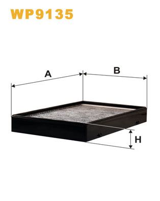 WIX WP9135 Filter, cabin air - 1