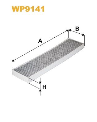 WIX WP9141 Filter, cabin air - 1
