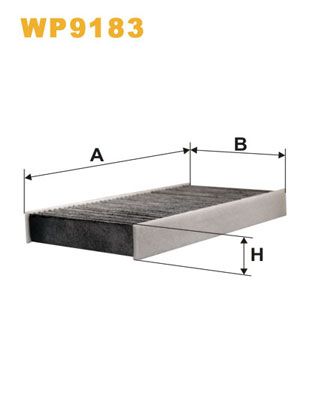 WIX WP9183 Filter, cabin air - 1