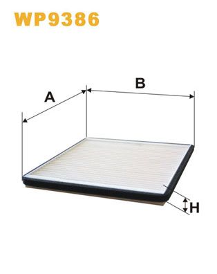 WIX WP9386 Filter, cabin air - 1