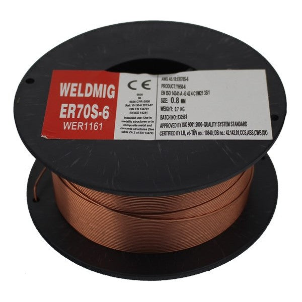 Mild Steel Mig Wire - 0.8mm - 0.7kg
