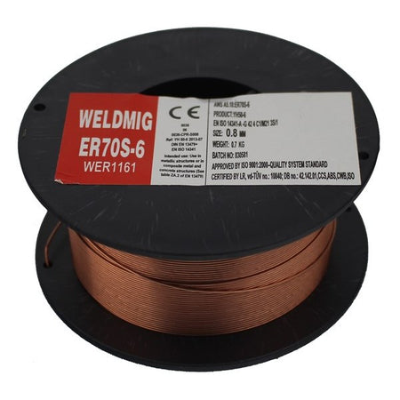 Mild Steel Mig Wire - 0.8mm - 0.7kg