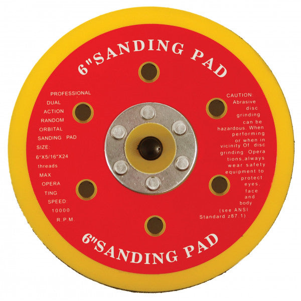 ABRACS H&L Backing Pad 6 Holes 150mm