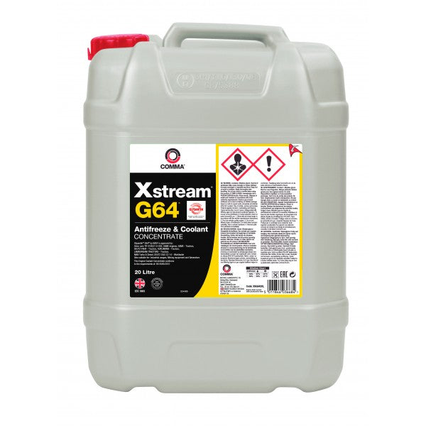 Comma Xstream G64 Antifreeze Coolant - 20 Litre