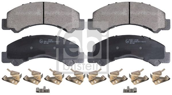 Brake Pad Set, disc brake - 16951
