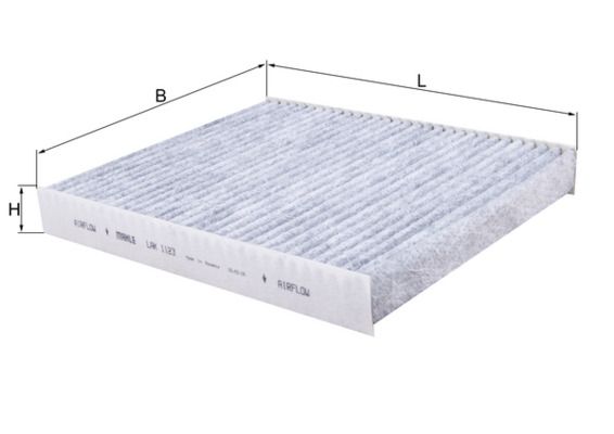 Filter, cabin air - LAK 1123