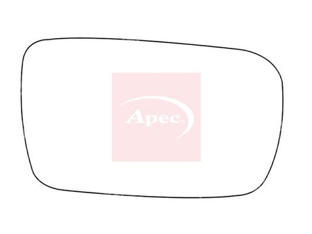 APEC Replacement Stick-On Standard Vehicle Mirror Glass RHS