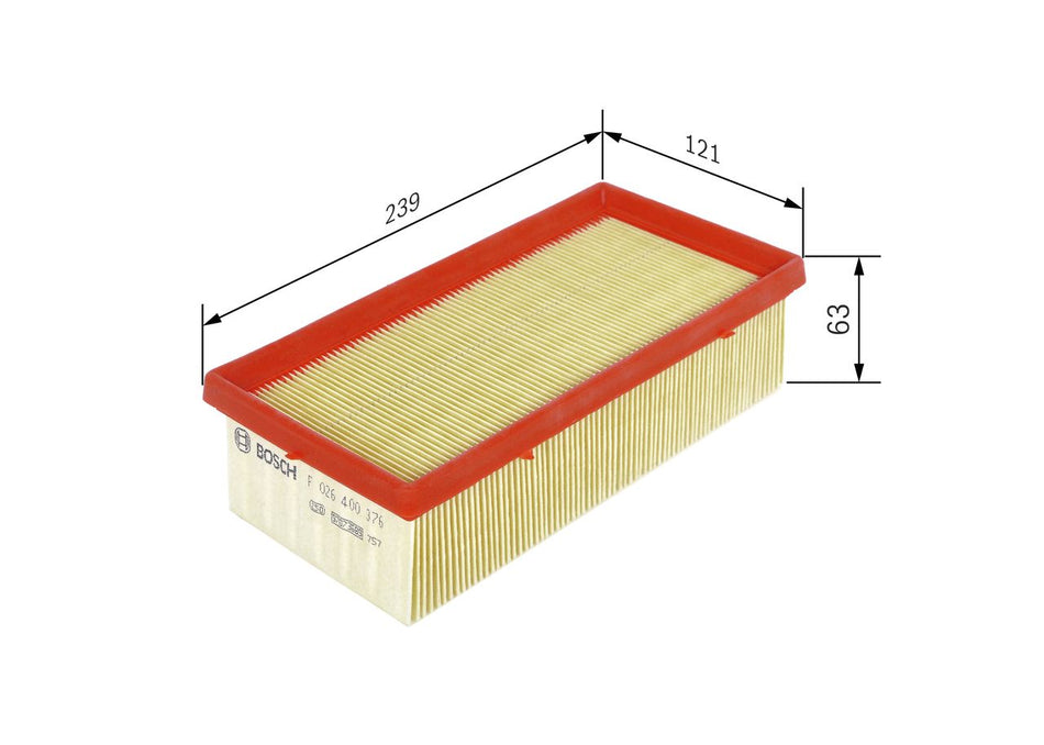 Air Filter - F 026 400 376
