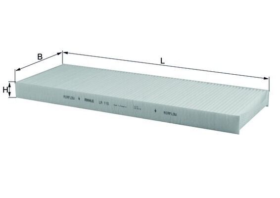 Filter, cabin air - LA 118