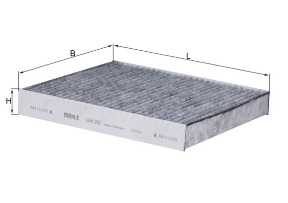 Filter, cabin air - LAK 297
