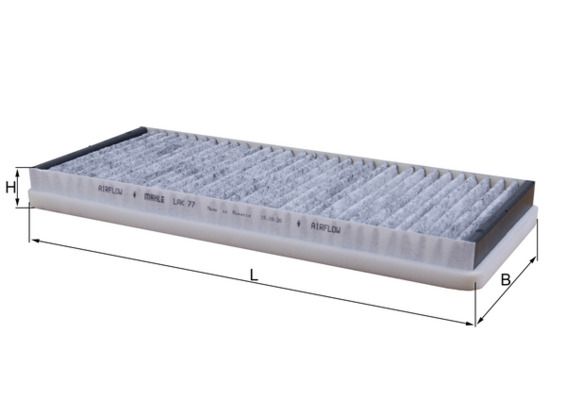 Filter, cabin air - LAK 77
