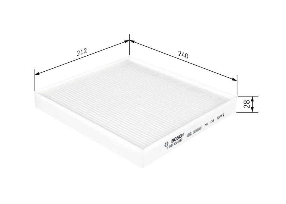 Filter, cabin air - 1 987 435 087