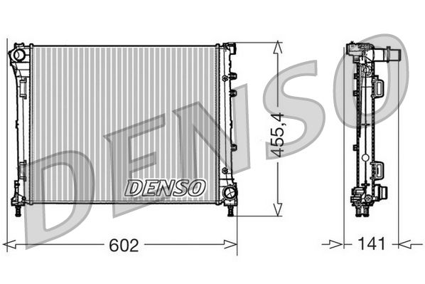 Radiator, engine cooling - DRM09160
