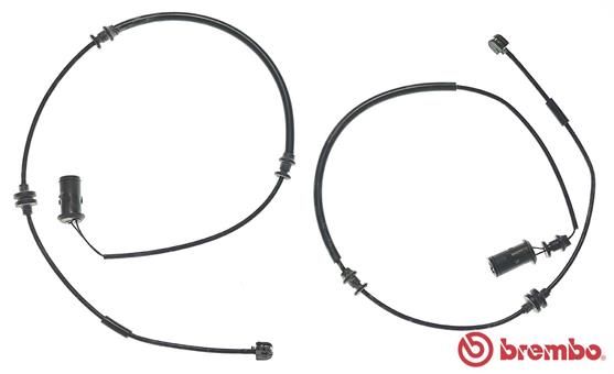 Warning Contact, brake pad wear - A 00 254