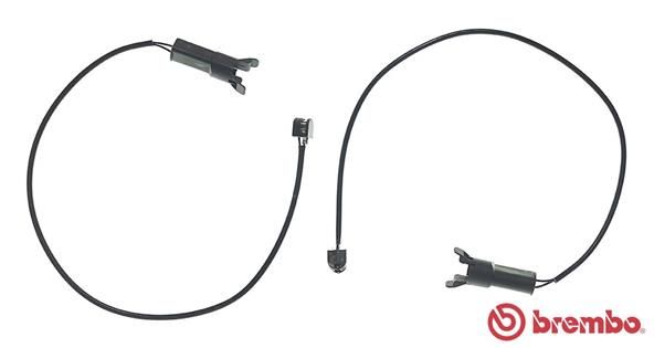 Warning Contact, brake pad wear - A 00 258