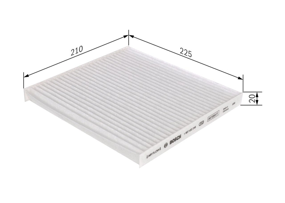 Filter, cabin air - 1 987 432 246