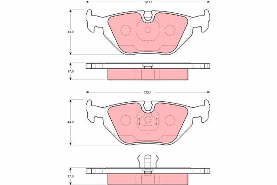 Brake Pad Set, disc brake - GDB1343