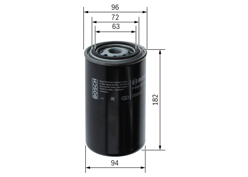Fuel Filter - F 026 402 790