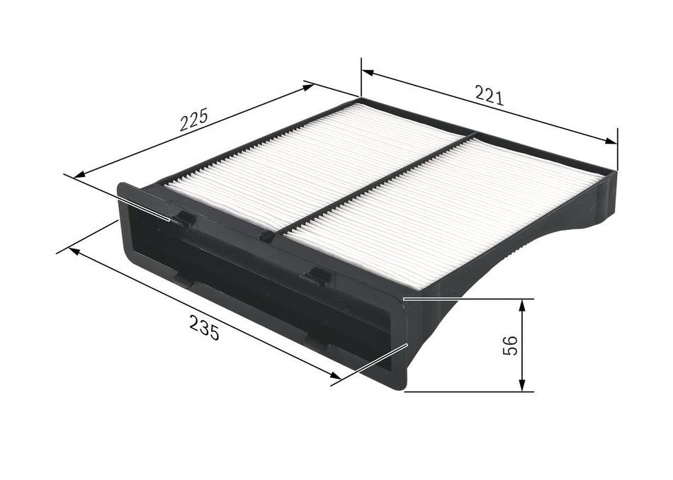 Filter, cabin air - 1 987 432 262