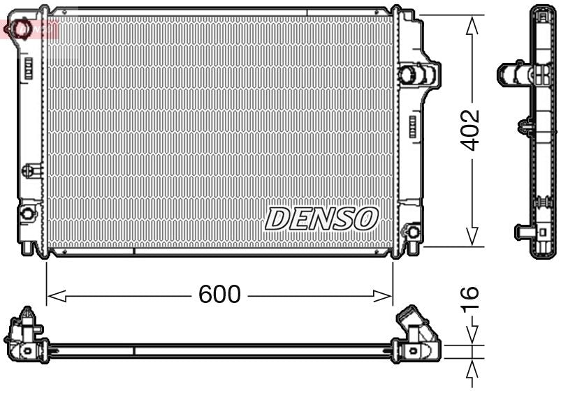 Radiator, engine cooling - DRM50089