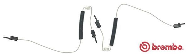 Warning Contact, brake pad wear - A 00 385