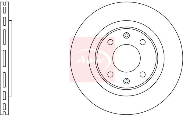 Apec DSK519 Brake Disc - 2