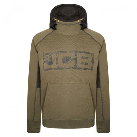 JCB Horton Hoodie - Olive - Large
