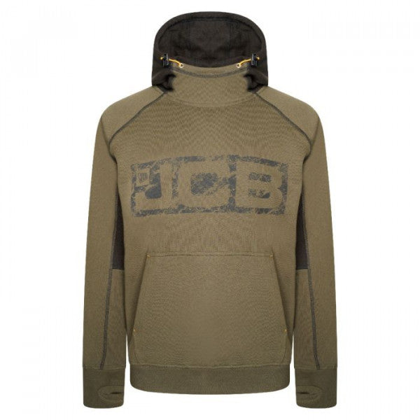 JCB Horton Hoodie - Olive - X Large