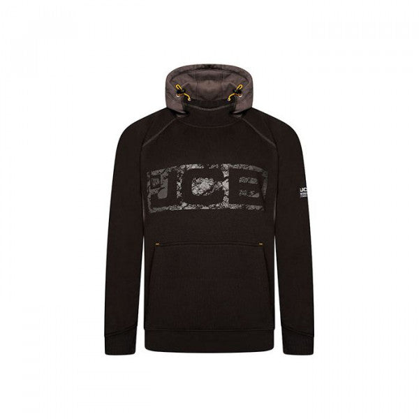 JCB Horton Hoodie Black - Grey - X Large