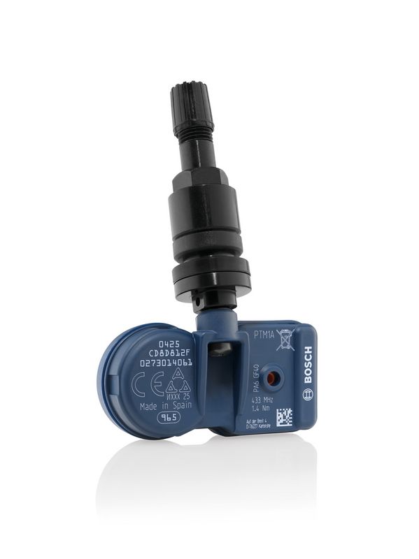 Tpms Clamp-In Metal Valve (Black)
