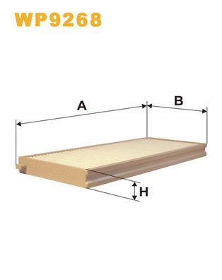 Filter, cabin air - WP9268