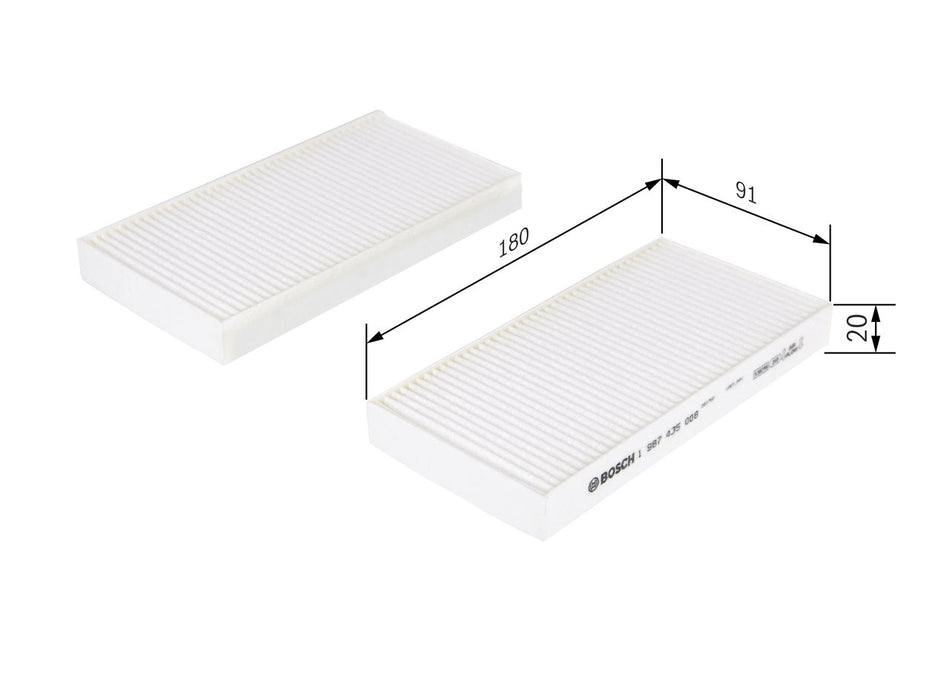 Filter, cabin air - 1 987 435 008