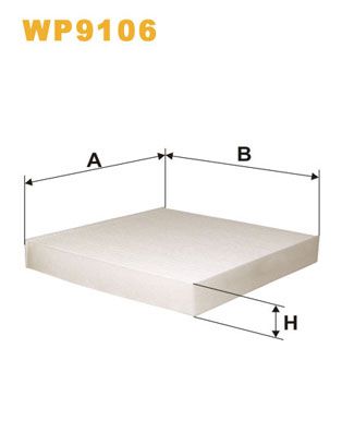 Filter, cabin air - WP9106